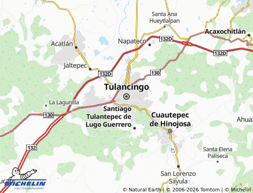 Mapa MICHELIN Tulancingo - ViaMichelin