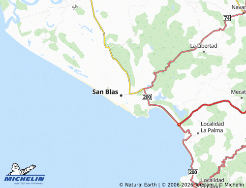 MICHELIN Gilberto Flores Muñoz map - ViaMichelin