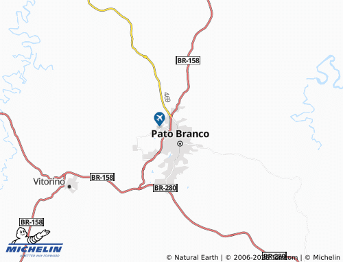 Carte MICHELIN Trevo Guarani - ViaMichelin