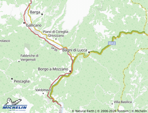MICHELIN Fornoli map - ViaMichelin