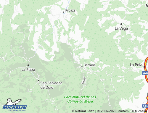 MICHELIN Arrojo map - ViaMichelin