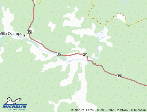 MICHELIN Villa Las Nieves Zona Centro map - ViaMichelin