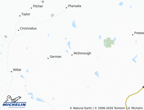 Mapa MICHELIN McDonough - ViaMichelin