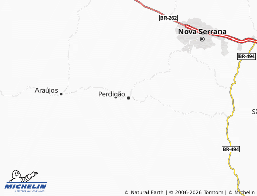 MICHELIN Perdigão map - ViaMichelin