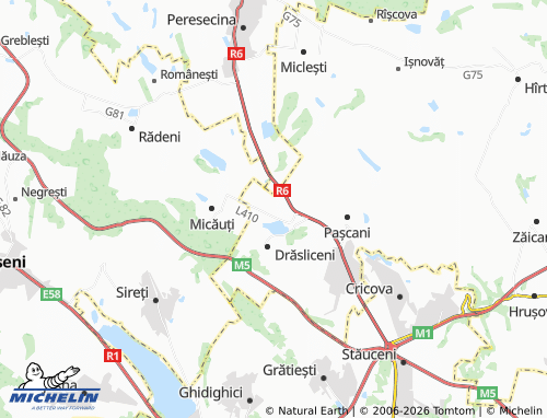 Mapa MICHELIN Logănești - ViaMichelin