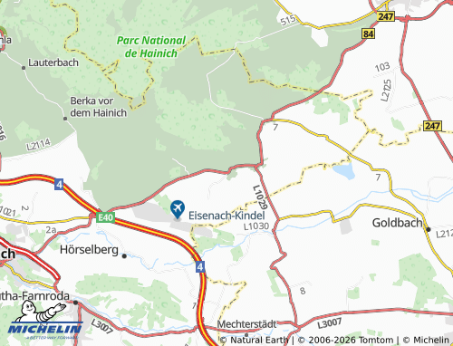 Mapa MICHELIN Behringen - ViaMichelin