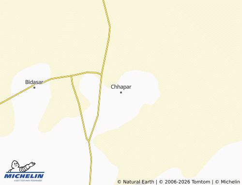 Carte MICHELIN Chhapar - ViaMichelin