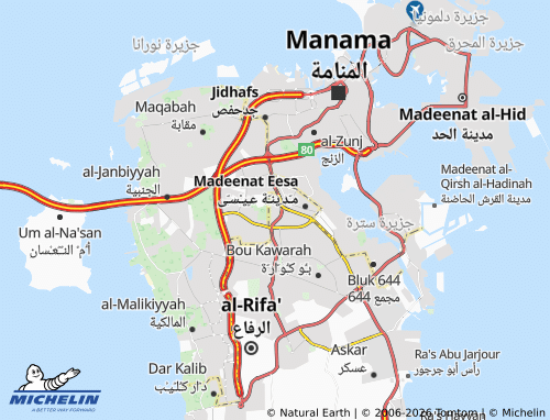 MICHELIN Zayed Town map - ViaMichelin