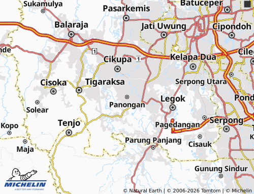 Kaart MICHELIN Panongan - ViaMichelin