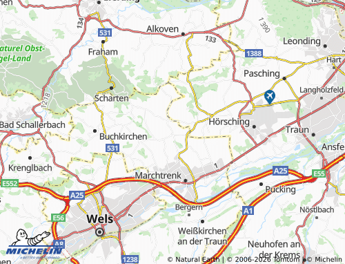MICHELIN Holzhausen map - ViaMichelin