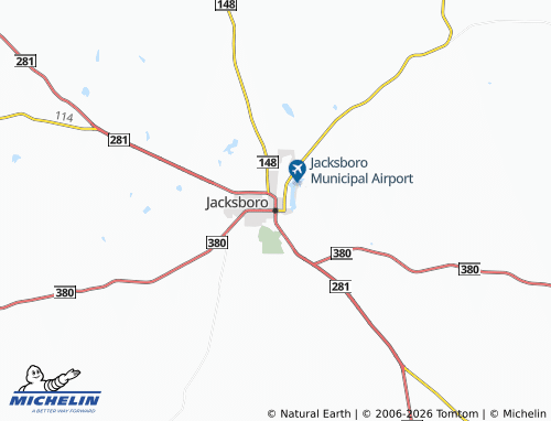 Mappa MICHELIN Jacksboro - ViaMichelin