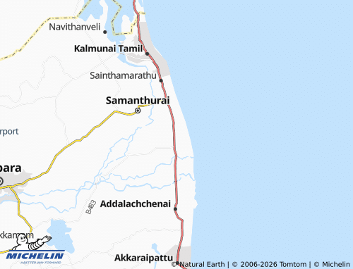Mappa MICHELIN Ninthavur 21 - ViaMichelin