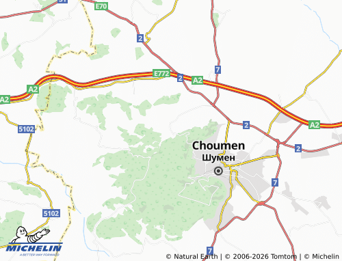 MICHELIN Lozevo map - ViaMichelin
