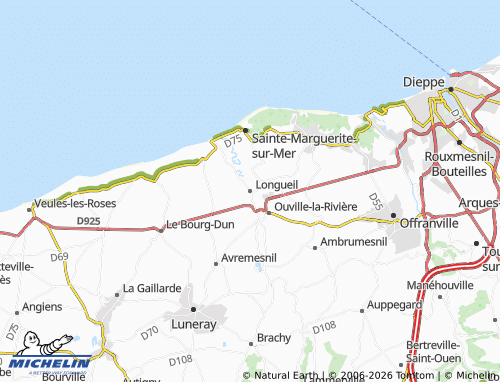 Mapa MICHELIN Longueil - ViaMichelin