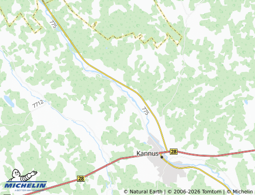 MICHELIN Junkala map - ViaMichelin