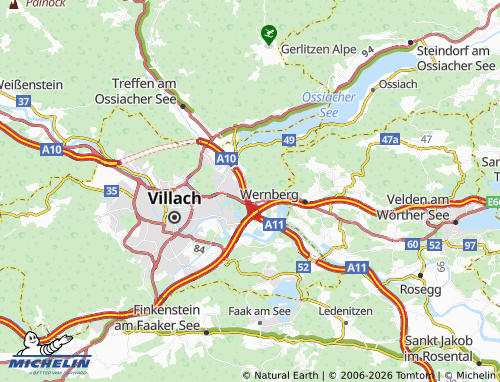 MICHELIN Sankt Michael map - ViaMichelin