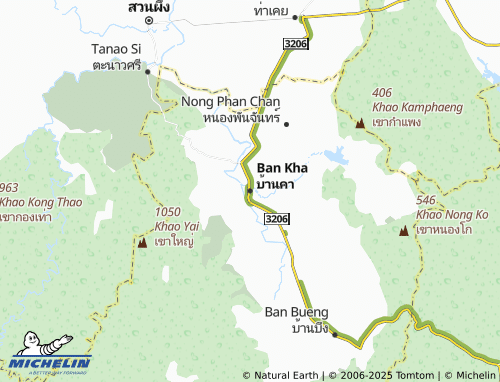 MICHELIN Ban Kha map - ViaMichelin