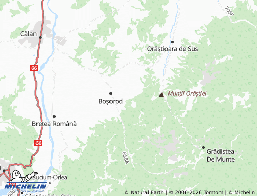 MICHELIN-Landkarte Bobaița - ViaMichelin