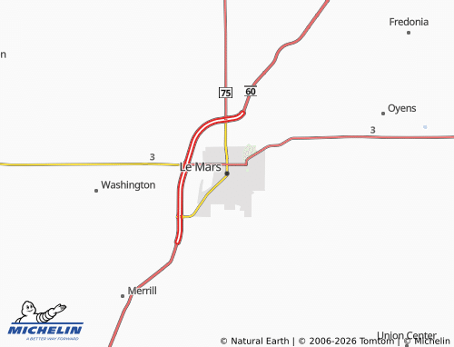 Mappa MICHELIN Le Mars - ViaMichelin