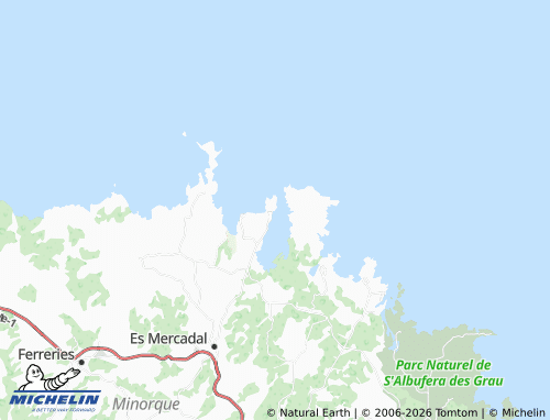 Mapa MICHELIN Fornells - ViaMichelin