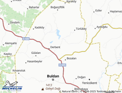 Carte MICHELIN Alacaoğlu - ViaMichelin