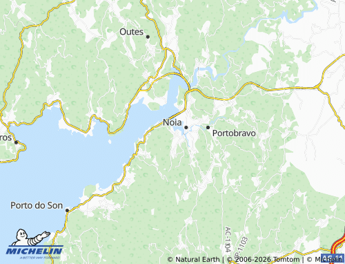 MICHELIN Maroñas map - ViaMichelin