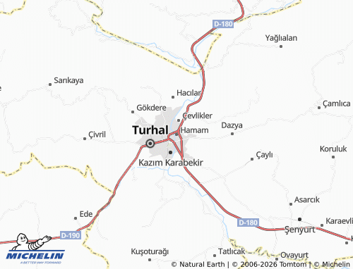 MICHELIN Hamam map - ViaMichelin