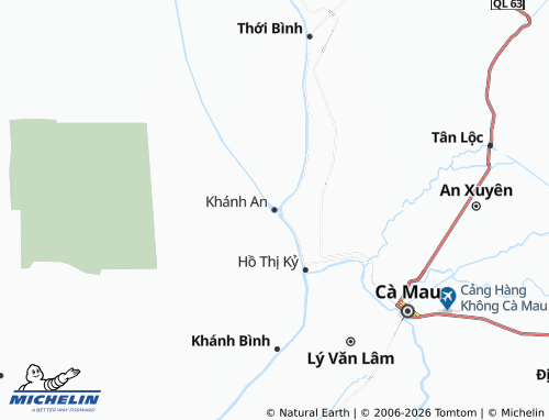 Mapa MICHELIN Khánh An - ViaMichelin