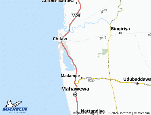 Mapa MICHELIN Maradankulama - ViaMichelin