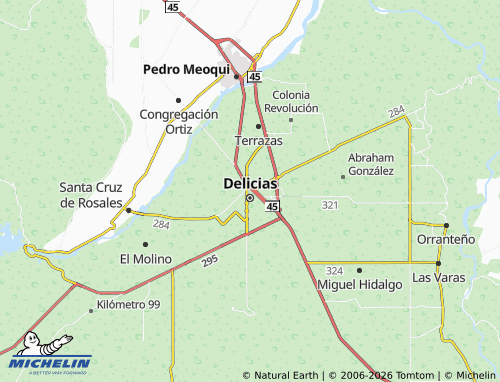 MICHELIN Sector Norte map - ViaMichelin