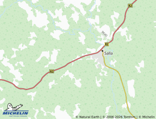 Kaart MICHELIN Tiermakkokangas - ViaMichelin