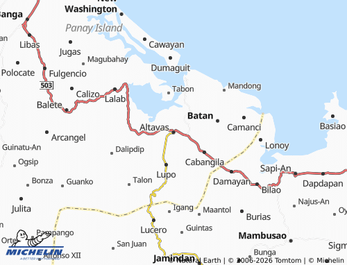 MICHELIN Altavas map - ViaMichelin