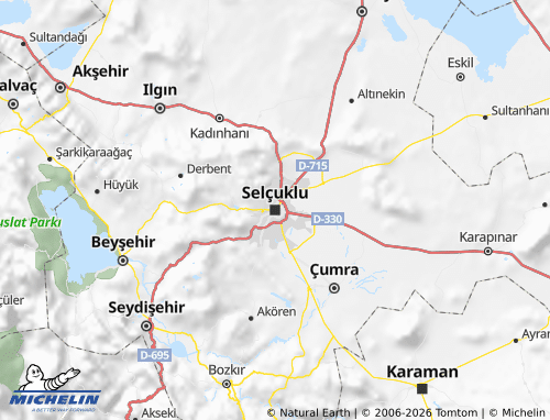 Kaart MICHELIN Selçuklu - ViaMichelin