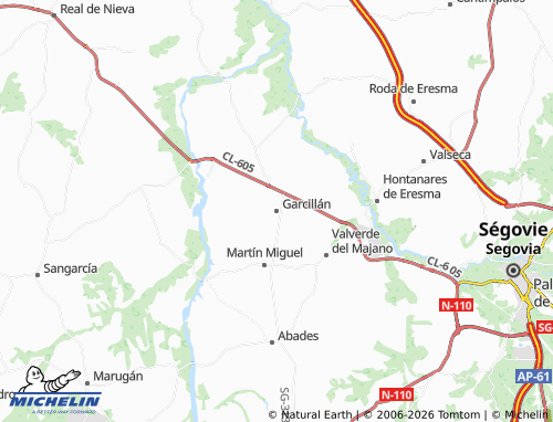Mappa MICHELIN Garcillán - ViaMichelin