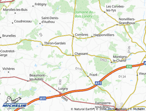 Mapa MICHELIN Chassant - ViaMichelin