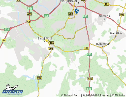 Mappa MICHELIN Miškiniai - ViaMichelin