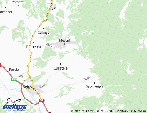 Carte MICHELIN Beiușele - ViaMichelin