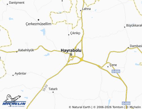 MICHELIN Hayrabolu map - ViaMichelin