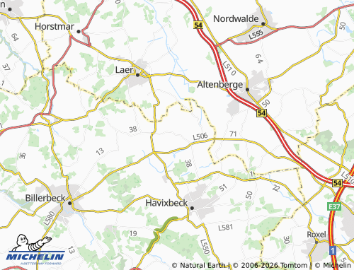 MICHELIN Temming map - ViaMichelin