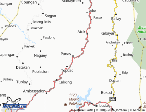 MICHELIN Paoay map - ViaMichelin