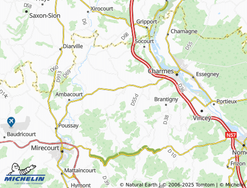 MICHELIN Savigny map - ViaMichelin