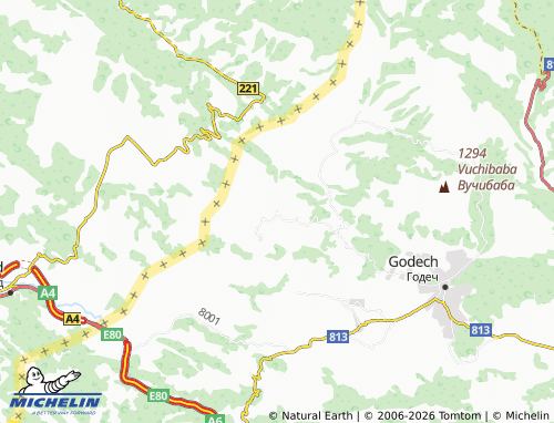 Mappa MICHELIN Golesh - ViaMichelin
