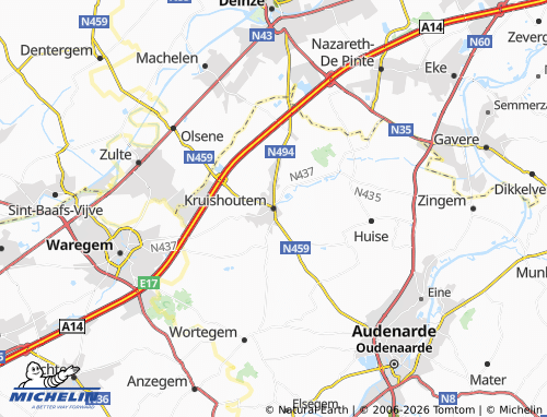 Mappa MICHELIN Kruishoutem - ViaMichelin