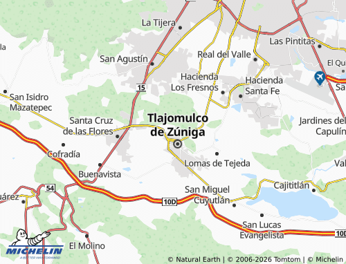 MICHELIN El Zapote map - ViaMichelin