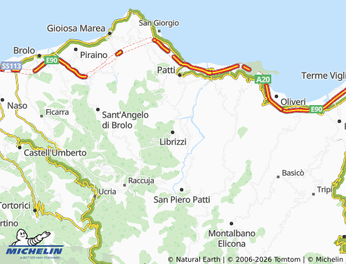 Carte MICHELIN Librizzi - ViaMichelin