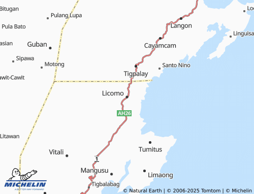 MICHELIN-Landkarte Licomo - ViaMichelin