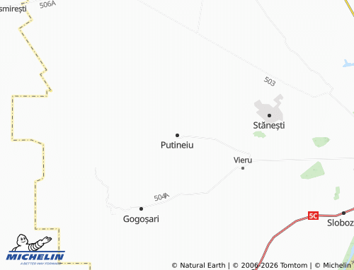 Mappa MICHELIN Putineiu - ViaMichelin