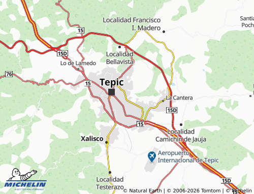 Carte MICHELIN Flores Magón - ViaMichelin