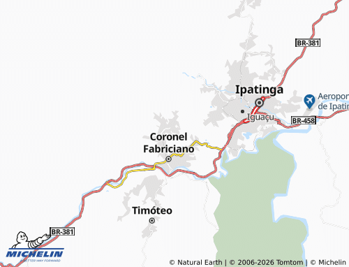 Mapa MICHELIN Santa Rita - ViaMichelin