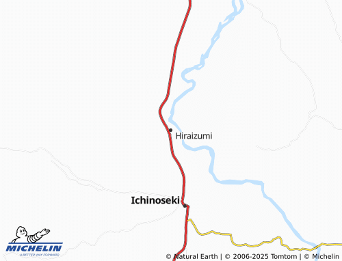 MICHELIN Hiraizumi map - ViaMichelin